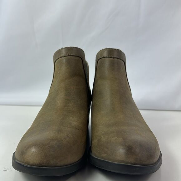 Sorel Lola Cut-Out Leather Waterproof Women’s Ankle Boots - Picture 8 of 13